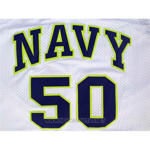 Camiseta Navy David Robinson NO 50 Blanco